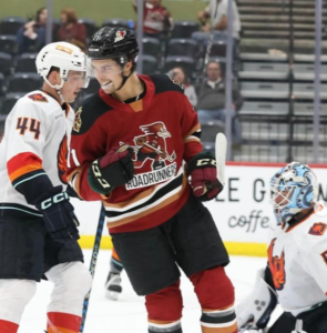 Dylan Guenther Shines in Utah Hockey Club’s Inaugural Game , The First goal in Utah Hockey Club History
