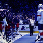 Heartbreak and tears linger as the Blue Jackets pay tribute to Johnny Gaudreau and his brother before the home opener.