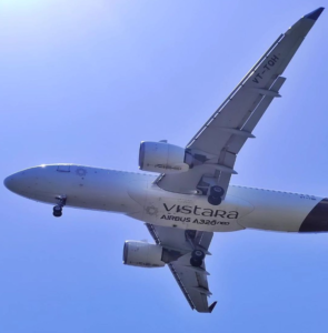 Vistara, India’s Premium Airline, flies into the sunset