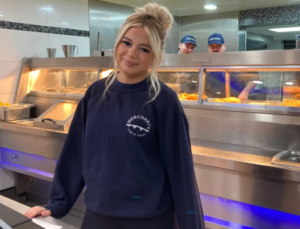 The “chip shop diva” who bacame a global TikTok star