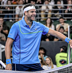 Juan Martin del Potro bids an emotional farewell to tennis from Novak Djokovic