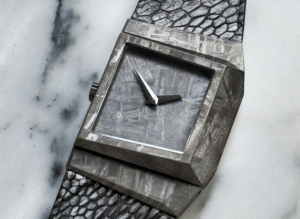 This watch was carved from a meteorite that hit Earth a million years ago