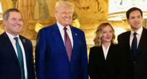 Trump hails Italy’s PM as a ‘fantastic woman’ as she visits him in Florida