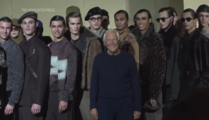 Emporio Armani collection seduces with textures, softness at Milan Fashion Week