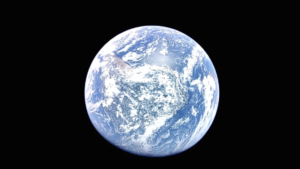 A private US spacecraft headed to the moon captures a glorious view of Earth