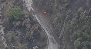 Rain in Southern California creates mudflows but helps firefighters