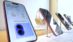 Apple’s iPhone sales during the holiday season slipped despite a highly anticipated AI rollout