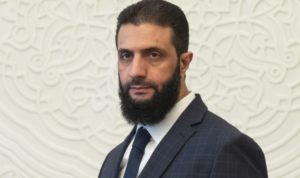Syria’s interim president lands in Saudi Arabia on first trip abroad, likely a signal to Iran