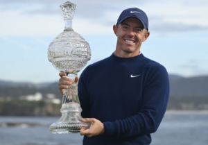 Rory McIlroy overpowers Pebble Beach and wins in a runaway