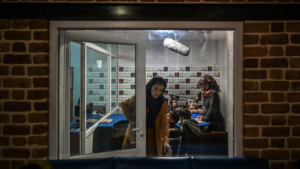 The Taliban suspend Afghan women’s radio station for providing content to overseas TV channel