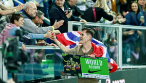 Jakob Ingebrigtsen breaks indoor mile and 1,500-meter world records in the same race
