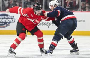 US star Matthew Tkachuk leaves the 4 Nations Face-Off game vs. Canada with a lower-body injury