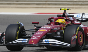 Lewis Hamilton behind his Mercedes successor Antonelli as F1 testing begins