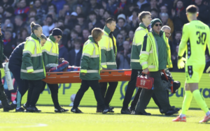 Millwall goalkeeper sent off for kicking Palace forward Mateta in the face in FA Cup game