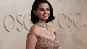 Selena Gomez’s Oscars look was made with over 16,000 drops of glass