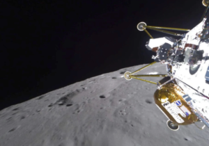 Private lunar lander is declared dead after landing sideways in a crater near the moon’s south pole