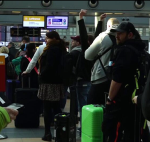 Flight cancellations at Germany’s Hamburg Airport affect more than 40,000 passengers after strike