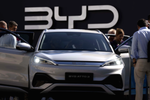 China’s BYD launches EV charging system it says works nearly as fast as a fill up