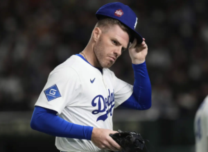 Dodgers’ star Freeman scratched from lineup with left rib discomfort before opening day vs. Cubs