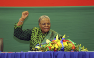 Netumbo Nandi-Ndaitwah is sworn in as Namibia’s first female leader