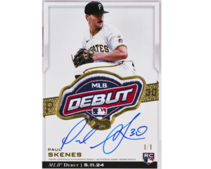 A one-of-a-kind Paul Skenes baseball card sells for $1.11 million via auction