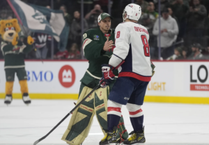 Ovechkin leads entire Capitals team in tribute to Wild’s Fleury with special postgame handshake line