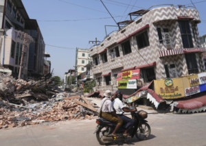 Officials survey damage in Myanmar’s earthquake-devastated central areas