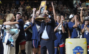 UConn returns to top of women’s basketball, dominates South Carolina 82-59 to capture its 12th title