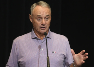 Manfred says torpedo bats are ‘good for baseball’ and he hopes to see robot umps in MLB by 2026