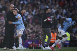 Guardiola says Man United fans should be ashamed for chants about Foden’s mother