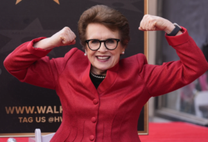 Billie Jean King immortalized in bronze with star on Hollywood Walk of Fame
