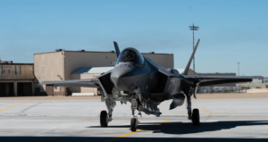 ‘Frankenjet’ stealth fighter made from two wrecked warplanes joins US Air Force fleet