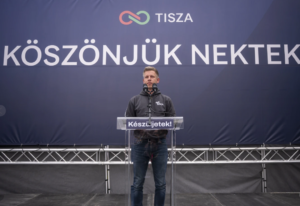 Hungarian opposition leader tells supporters he will restore Western alliances if he defeats Orbán