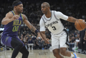 In Year 20, the Spurs’ Chris Paul starts all 82 games. And he made some history in the process
