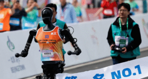 Chinese robots ran against humans in the world’s first humanoid half-marathon. They lost by a mile
