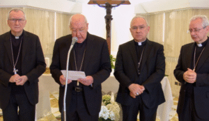 Read the announcement of the death of Pope Francis