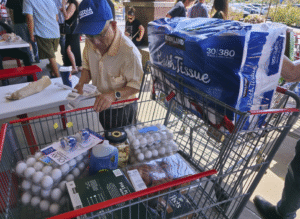 US consumer confidence plummets to Covid-era low as trade war stokes anxiety