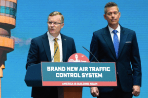 Transportation Secretary Sean Duffy plans to reduce flight capacity at Newark airport