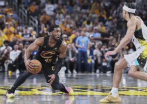 Cavs’ Donovan Mitchell to get MRI of ankle he injured in Game 4 of Eastern semis against Pacers