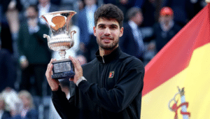 Carlos Alcaraz defeats Jannik Sinner to claim his first Italian Open title before the French Open