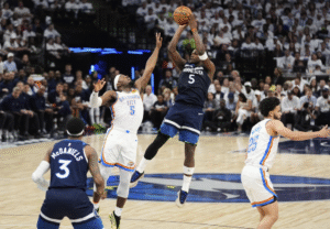 Anthony Edwards Leads Timberwolves’ 143-101 Rout to Trim Thunder’s West Finals Lead to 2-1