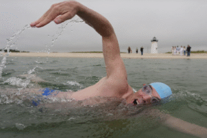 Endurance Swimmer Nears Completion of Martha’s Vineyard Swim Ahead of ‘Jaws’ 50th