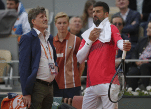 Novak Djokovic Swaps Tennis Racket for Bike on Evening Ride Through Paris