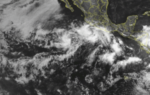 Tropical Storm Barbara strengthens off Mexico and is expected to become a hurricane