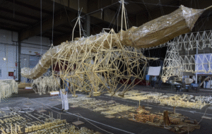 Dutch wind-powered beach creatures settle into permanent exhibition