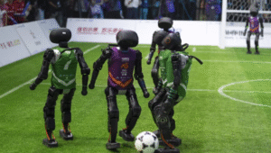 Humanoid Robots in China Spark More Soccer Enthusiasm Than the National Team