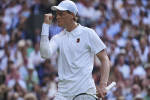 Sinner Wins Second Set 6-4 to Even Wimbledon Men’s Final Against Alcaraz
