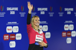 Canada’s Summer McIntosh secures back-to-back golds in two days at the world swimming championships