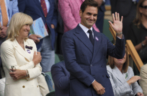 Roger Federer Watches Rival Novak Djokovic Win from Wimbledon’s Royal Box